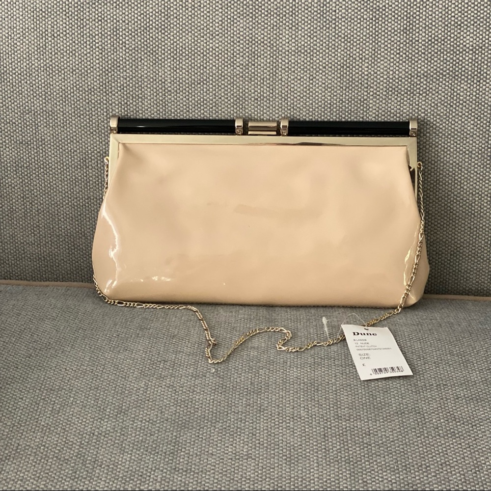 Dune London Clutch - Nude - Brand new